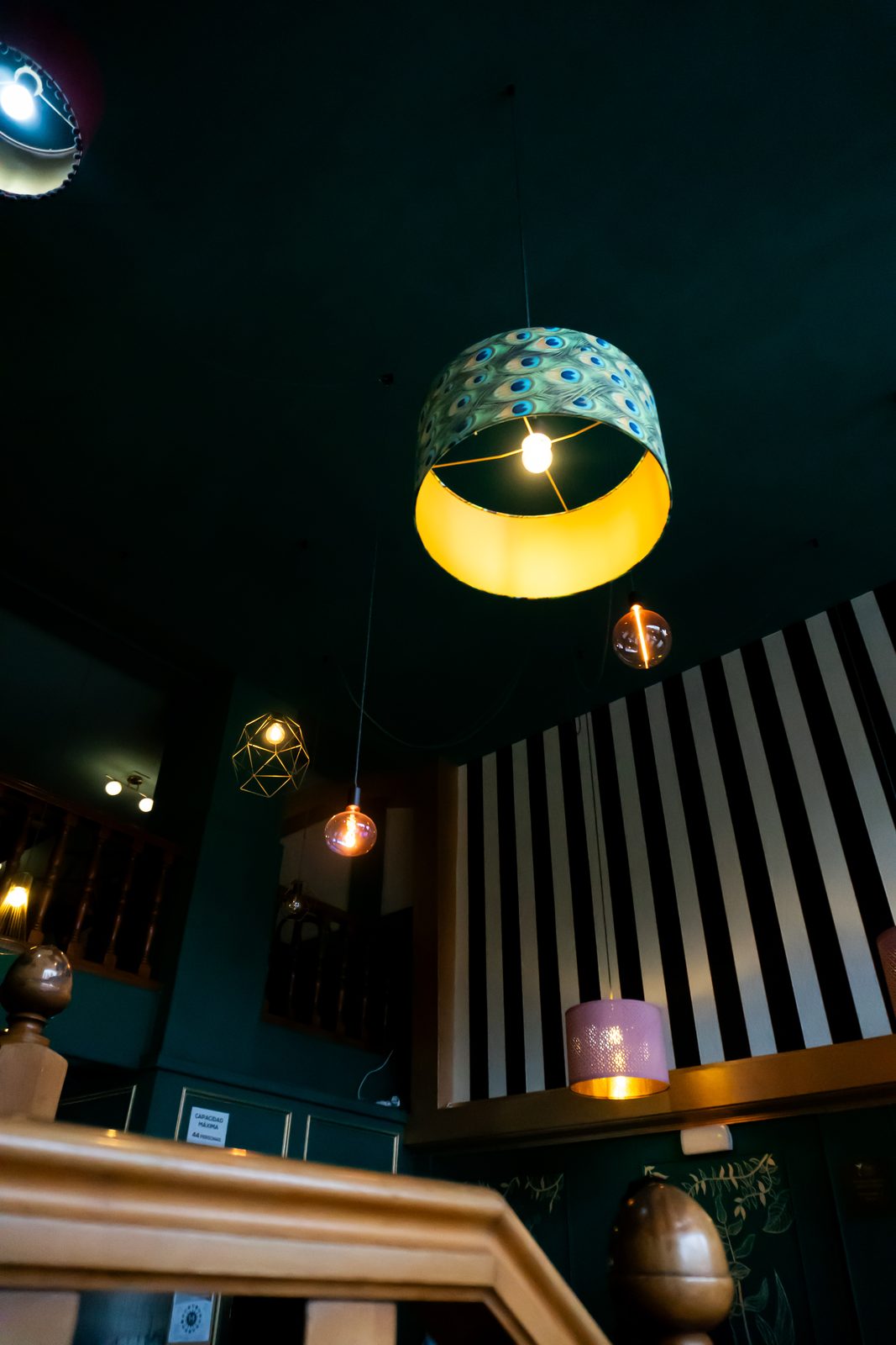 Lámparas decorativas del café
