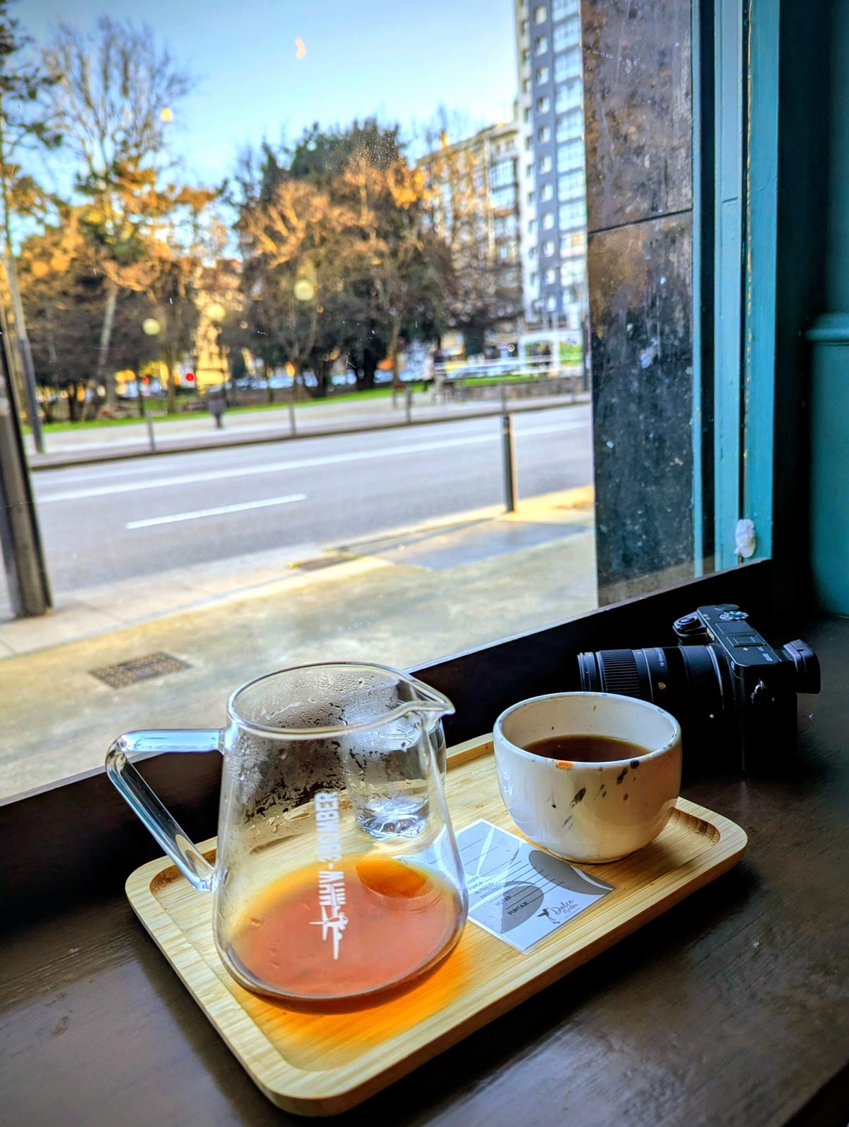 Té con vista al parque